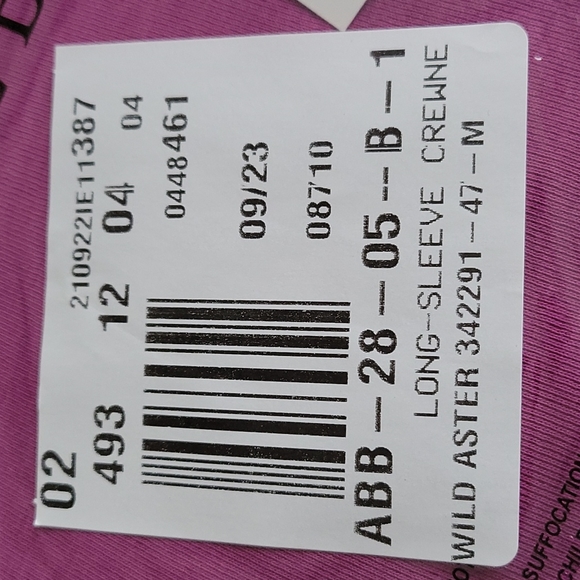 TALBOTS LONG-SLEEVE CREWNECK TEE-SOLID - Picture 3 of 5